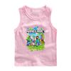 Chaleco de algodón para niños verano nuevo niños mini mundo camiseta sin mangas fina niños top guapo moda