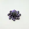 Adornos 3D Impresos Más Vendidos Transfronterizos con Tentáculos Articulados de Calamar y Pulpo