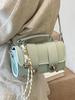 Bolsa Pequena Quadrada de Mão Estilo Doce Ins Nova Moda Verão Coreana Bolsa Transversal Versátil de Alta Qualidade Estilo Ocidental