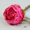 Flor artificial redonda de peonía al por mayor Capullos de flores retro europeos Decoración floral para mesa de boda Caja de flores hecha a mano con sombrero de flores flor