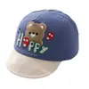 Nova Boné de Baseball Infantil Primavera e Verão Hoppy Bear com Aba Macia, Proteção Solar e Sombra para Meninos e Meninas, Boné de Baseball Estilo Coreano