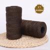 Fio de seda gelada de três fios dourado torcido com fio de seda brilhante fio para chapéu fio para bolsa tecida à mão DIY fio para almofada corpo leve fio de seda gelada