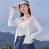 Chaqueta transpirable con capucha y parasol de seda helada de corte entallado para mujer, nueva ropa de verano con aire acondicionado Ono Same