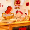 2026 Año del Caballo Decoración de Figura de Caballo para Escritorio de Empresa en Año Nuevo para el Festival de Primavera, Arreglo de Atmósfera Festiva para Sala de Estar y Mesa de Comedor
