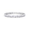 Mecanismo de Cierre Cadena Pulsera de Plata S925 Fila Única Circonita Diamante Artificial Pulsera Venta Directa de Fábrica