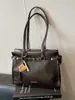 Bolsa de Ombro Vintage de Alta Qualidade para Mulheres Nova Coleção Outono/Inverno 2025 Simples Tote de Grande Capacidade