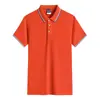 Camisa polo de verano logo impreso personalizado color a juego camiseta para actividades manga corta ropa de trabajo corporativa camisa publicitaria cultural ropa de trabajo