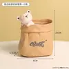 Portalápices Creativo Retro Caja de Almacenamiento Estudiante Escritorio Estantería Estuche Redondo para Lápices Caja de Papelería Minimalista Le glaze Fábrica de Resistencia