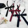 Jk Sem Costura Cor Sólida Pequeno Alça Longa Gola Jk [Compre Um Leve Um Grátis] Acessório Versátil Original para Meninas Versátil Estilo Universitário