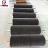 Fabricante de rolos de escova de aço inoxidável, rolos de escova de arame banhados a cobre para polimento e lustro Rolo de escova de aço para polimento Rolo de escova para polimento