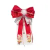 Horquilla para el Cabello con Cinta de Lazo Estilo Antiguo Accesorios para el Cabello Niños Nuevo Año Rojo Festivo Horquilla Niña Traje Han Tocado