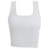 Chaleco de Correr de Color Sólido Sin Mangas Transfronterizo para Mujer Chaleco Deportivo Sexy de Yoga Europeo y Americano Mallas