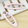 Clip BB de cinta good, clip de gota ovalado, pinza para el cabello, pinza para el cabello 5 cm, clip redondo de tela, material para accesorios para el cabello de niños DIY