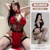 Lingerie Sexy Plus Size, Pijama Sexy Feminino, Cheongsam de Renda Costas Vazadas com Recortes, Camisola Fácil de Tirar para Quarto Privado para Encontrar o Namorado
