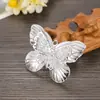 Material para Presilha de Cabelo DIY Borboleta de Metal em Camadas Acessórios para Joias DIY Traje Antigo Noiva Coroa de Fênix Flor de Palácio Flor Estéreo Não