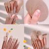 Juego de 13 brochas de maquillaje Sijiqing, brochas portátiles para polvos sueltos, brochas para corrector, brochas para rubor, juego completo de herramientas de belleza al por mayor
