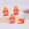 Brinquedo Alimentício Churros Miau Tridimensional Desenho Animado Acessórios de Joia DIY Feitos à Mão Resina Cola de Creme Acessórios Pequenos Material Atacado