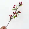 Flores Artificiais Vintage Fruta Romã Fruta Espinheiro Buquê de Flores Artificiais Decoração de Mesa para Sala de Estar Ornamentos Cruzamento Floral Explosões