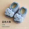 Calcetines Gruesos de Terciopelo para Niños Otoño e Invierno para Bebés y Niños Pequeños en Casa Zapatos de Interior para Niños Pequeños Conjuntos de Zapatos y Calcetines Anticaídas para Bebés