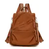 Mochila Simples de Veludo Impermeável Nova para Mulheres Casual Multifuncional Antifurto Grande Capacidade Bolsa Escolar para Estudantes Tendência