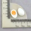 Mini Huevos Artificiales de Comida Mini Carne Estofada Artificial Juguete de Comida Camarones Accesorios de PVC Adornos para Casa de Muñecas DIY
