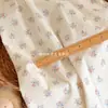 Tecido 100% Algodão Fio 40 Estampado Digital Estilo Coreano Retro Floral Pequeno Tons de Marrom Estilo Ins Bolsas DIY Feitas à Mão Roupas Femininas