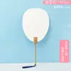Abanico de Laca, Abanico Redondo de Papel de Arroz con Texto, Abanico de Laca Patrimonio Cultural Inmaterial, Abanico en Blanco Especial para Pintura a la Laca, Abanico Grande DIY de Puesto de Lugar Escénico, Hecho a Mano