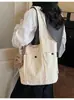 Bolsa de Ombro Transfronteiriça 2026 Novo Estilo Coreano com Múltiplos Bolsos, Bolsa Saco Fashion Grande Capacidade, Bolsa de Mão Versátil de Tecido para o Dia a Dia
