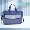 Bolsa de Mão Transparente com Tela na Cor Dopamina, Bolsa de Armazenamento de Livros para Estudantes com Aparência Sofisticada, Bolsa de Ombro com Armazenamento Classificado de 5 Camadas
