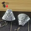 Accesorios de hebilla de púas con borla de boca de pez Nudo chino estilo nacional borla hecha a mano accesorios para colgar en el coche accesorios de tapa de boca de pez