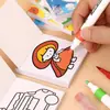 Libros de Colorear de Dibujos Animados Personalizados por el Fabricante para Niños de Preescolar, Libros de Colorear Mini de Acuarela, Libros de Dibujo y Pintura