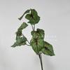 10 Folhas de Taro Artificiais, Plantas Verdes Simuladas, Arranjos de Flores para Salões de Casamento, Decoração de Casa, Decorações de Mesa, Flores Artificiais