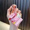Llavero de Cámara Instantánea Brillante de Dibujos Animados con Luz, Llavero de Juguete de Cámara, Colgante para Aliviar el Estrés para Estudiantes, Regalo de Máquina de Garra