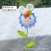 Produto Acabado Transfronteiriço Girassol Artesanal Espinheiro Candied Coelho Buquê Fio Crochê Presente Criativo para Temporada de Formatura