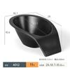 Vajilla de melamina A5 plato para olla caliente negro creativo plato para barbacoa barbacoa imitación porcelana plato rectangular para carne tazón comercial
