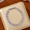 Pulsera Estilo Coreano Estilo Ins para Mujer, Lujo Ligero, Joyería de Circonita de Alta Gama, Joyería de Diamantes Completos de Moda y Exquisita Venta al por Mayor Xiaohongshu