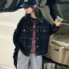 Jaqueta Infantil Estilo Primavera/Outono 2026 Nova Moda Tendência Jeans para Meninas Crianças Mais Velhas Roupa de Outono Top Tendência