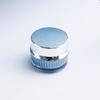 Botella acrílica con acabado cepillado galvanizado de 15/30 g, para crema de ojos, crema facial de doble capa, loción para el cuidado de la piel.