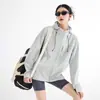 Nuevo producto de primavera: Chaqueta exterior impermeable, a prueba de viento y a prueba de polvo, con capucha, simple y elegante, para parejas, chaqueta de pareja 99688
