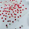 Strass mini coração plano 3mm cor dopamina strass de coração para decoração DIY de unhas