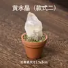 Pedra Bruta de Cristal Planta em Vaso Decoração de Carro Decoração de Casa Cristal Natural Gema Espécime Paisagismo de Mesa Fonte Atacadista