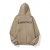 Sudadera con capucha de forro polar con cremallera Essentials Multi-Line Fear of Fog Marca de moda con estampado en caliente Ess en la espalda para hombre y mujer