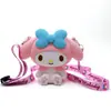 Gran Venta de Liquidación, Artículos Más Vendidos, Amigable con el Medio Ambiente Gato Kt Perro Canela Bolsa 3D Billetera de Silicona Kuromi Linda