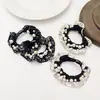 Diademas de Perlas de Alta Gama, Cuerdas Elásticas de Satén para el Cabello, Diademas Elegantes para Niñas Que No Dañan el Cabello, Scrunchies al por Mayor