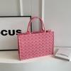 Bolso de Mano Bordado Guofeng Bolso de Boda Gran Capacidad Moderno Bolso de Mano con Personaje Feliz Regalo para Dama de Honor Bolso de Lona