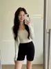 2590 # Pantalones Adelgazantes de Oxígeno con Amoníaco Color Nude para Control y Moldeado de Abdomen, Cómodos, Amigables con la Piel, Antibacterianos, Pantalones Cortos de Seguridad para Mujeres que Recogen el Vientre y Levantan los Glúteos