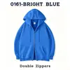 2025 Nuevo Dropshipping de Comercio Exterior Transfronterizo Unisex Deportivo Casual Sudadera con Cremallera Sudadera con Capucha para Hombre