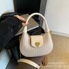 Bolso Pequeño Texturizado para la Axila de Nuevo Estilo Otoño e Invierno 2026 para Mujer, Bolso Cuadrado Pequeño con Patrón Tejido Personalizado, Bolso Cruzado Retro a la Moda
