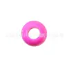 Contas Redondas de Cor Sólida com Furo Grande Cor de Primavera 10mm Contas de Acrílico Material para Miçangas DIY Artesanal Infantil Abertura 4.0mm