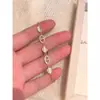 Pulsera de Diamante Flash Francés Imitación Ojo de Gato para Nariz de Cerdo para Niñas, Lujo Accesible Exquisita Elegante Joyería de Mano Estilo Nuevo 2025